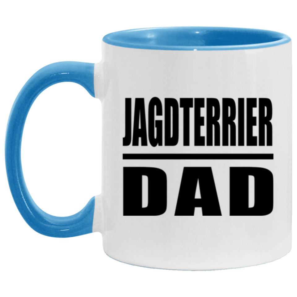 Jagdterrier Dad - 11oz Accent Mug Blue