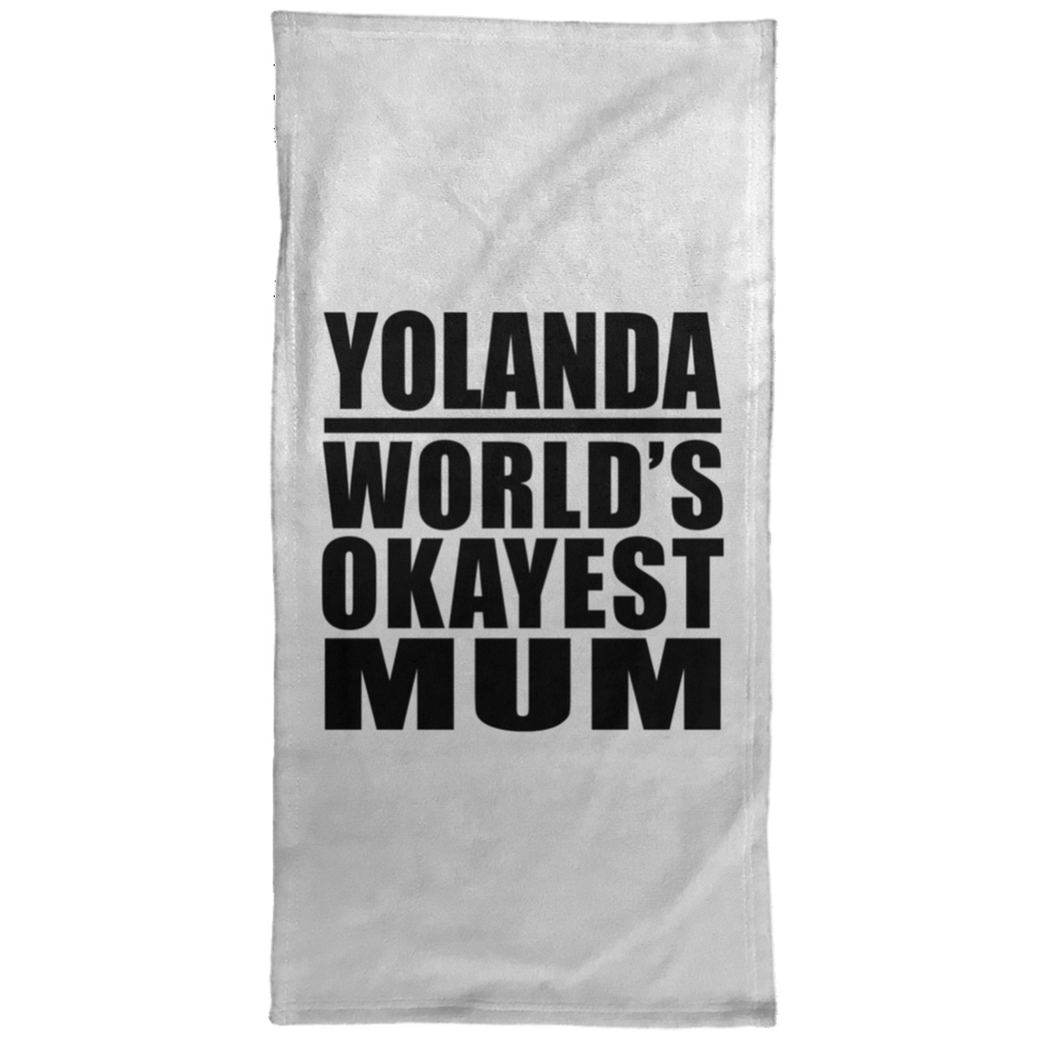 Yolanda World's Okayest Mum - Hand Towel