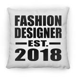 Fashion Designer Established EST. 2018 - Throw Pillow