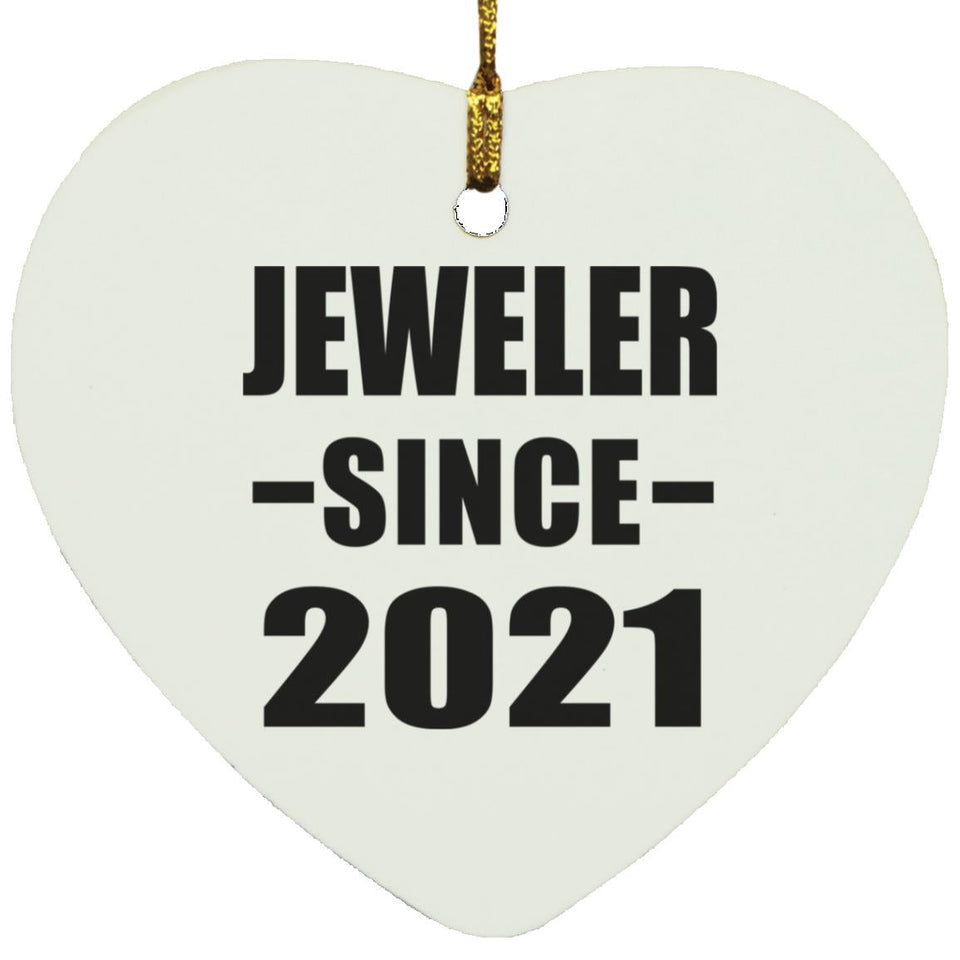 Jeweler Since 2021 - Heart Ornament