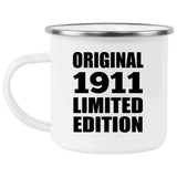 113th Birthday Original 1911 Limited Edition - 12oz Camping Mug