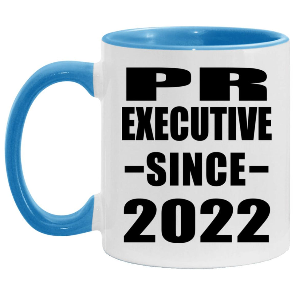 Pr Executive Since 2022 - 11oz Accent Mug Blue