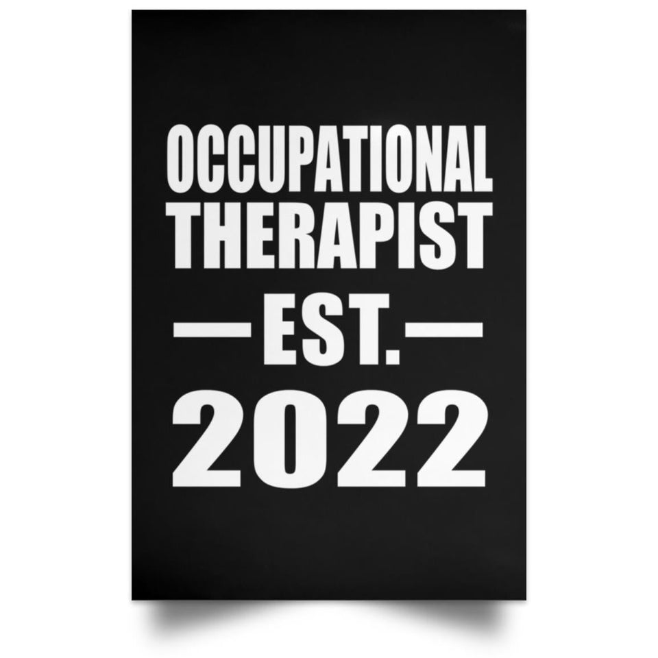 Occupational Therapist Established EST. 2022 - Poster Portrait