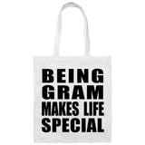 Being Gram Makes Life Special - Tote Bag White
