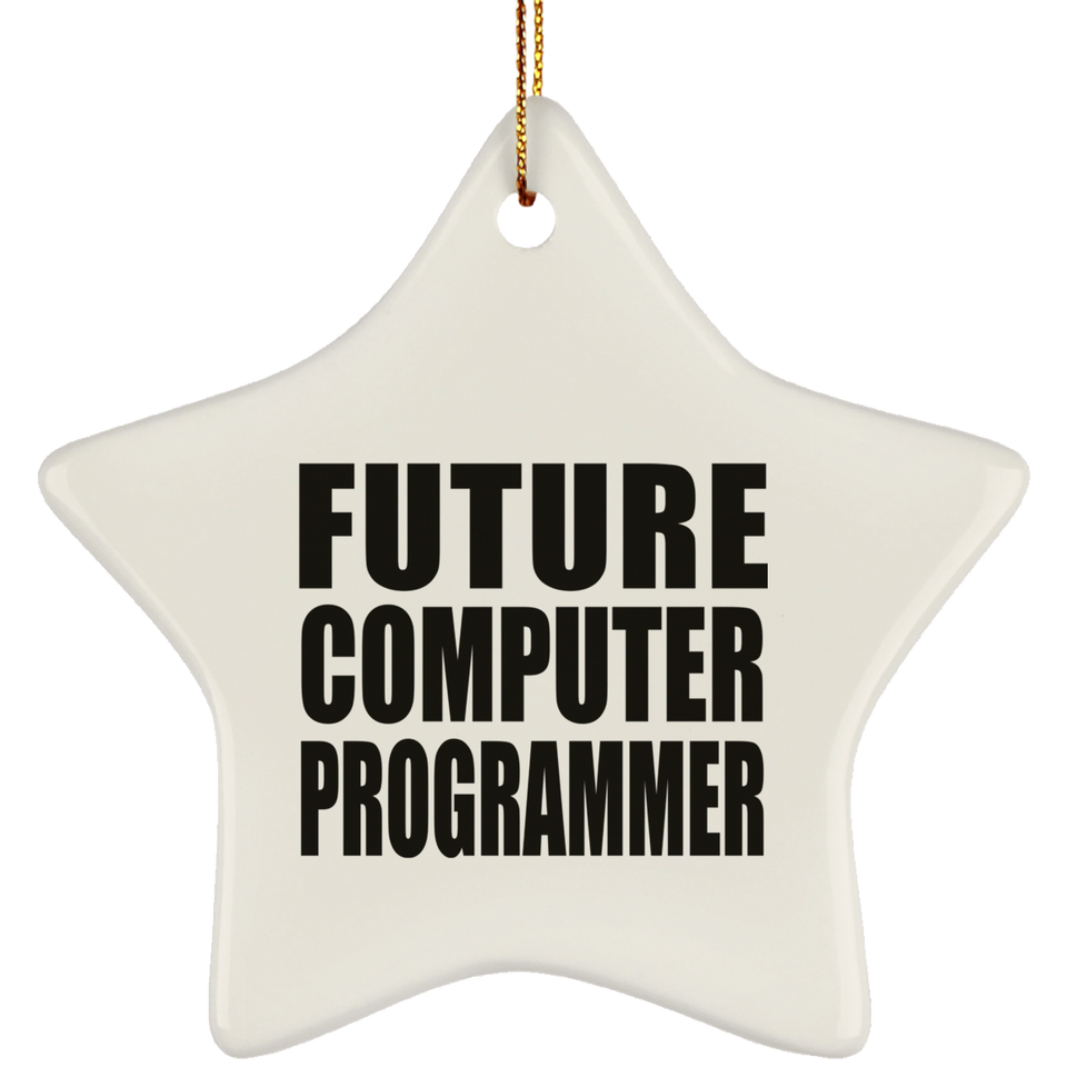 Future Computer Programmer - Star Ornament