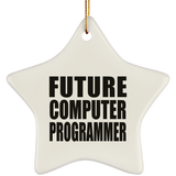 Future Computer Programmer - Star Ornament
