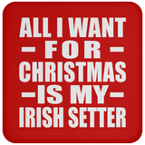 All I Want For Christmas Is My Irish Setter - Coaster
