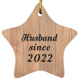 Husband Since 2022 - Star Ornament C