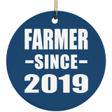 Farmer Since 2019 - Circle Ornament