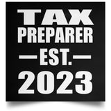 Tax Preparer Established EST. 2023 - Poster Square