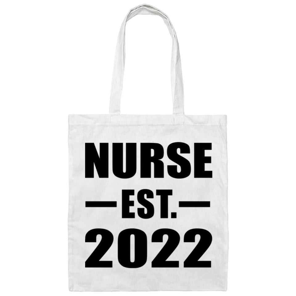 Nurse Established EST. 2022 - Tote Bag White