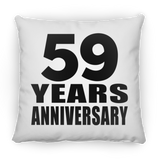 59th Anniversary 59 Years - Throw Pillow