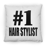 Number One #1 Hair Stylist - Throw Pillow