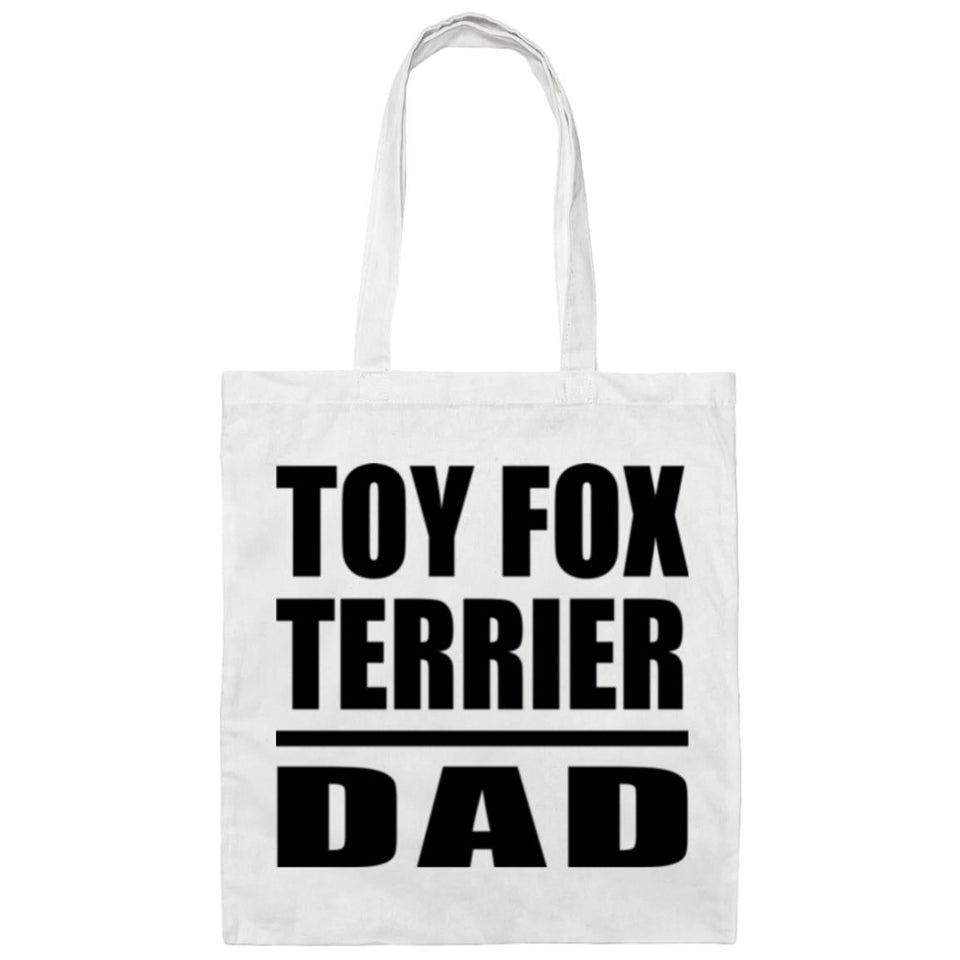 Toy Fox Terrier Dad - Tote Bag White