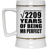 47th Anniversary Square Root of 2209 Years of Mr Perfect - Beer Stein