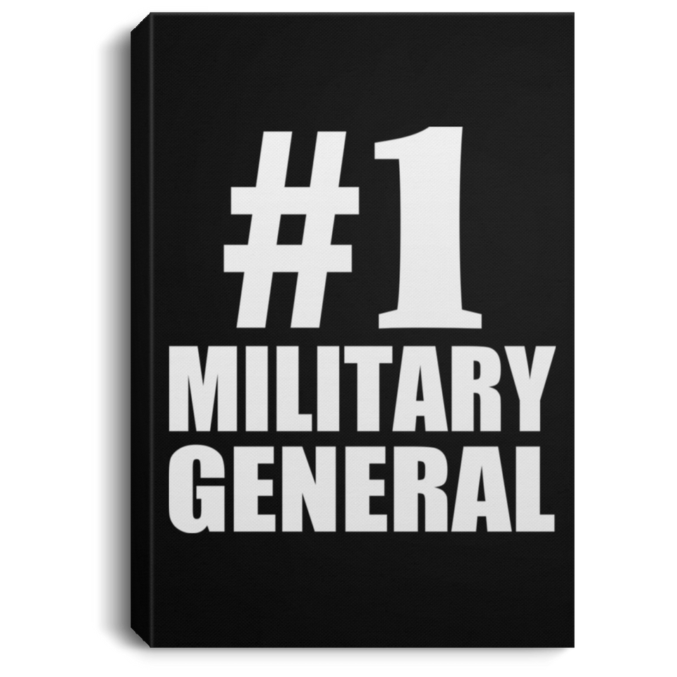 Number One #1 Military General - Canvas Portrait