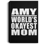 Amy World's Okayest Mom - Canvas Portrait