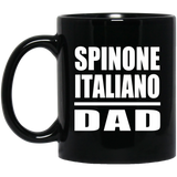 Spinone Italiano Dad - 11oz Coffee Mug Black
