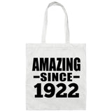 102nd Birthday Amazing Since 1922 - Tote Bag White