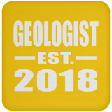 Geologist Established EST. 2018 - Drink Coaster