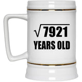 89th Birthday Square Root of 7921 Years Old - Beer Stein