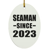 Seaman Since 2023 - Oval Ornament
