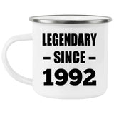 32nd Birthday Legendary Since 1992 - 12oz Camping Mug