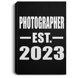 Photographer Established EST. 2023 - Canvas Portrait