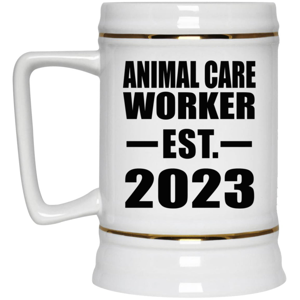 Animal Care Worker Established EST. 2023 - Beer Stein