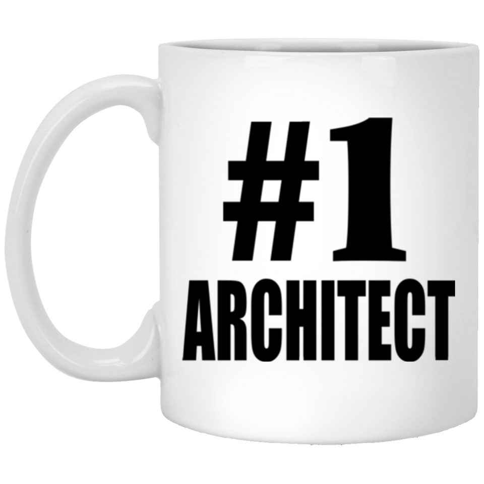 Number One #1 Architect - 11 Oz Coffee Mug