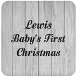 Lewis Baby's First Christmas - Drink Coaster F