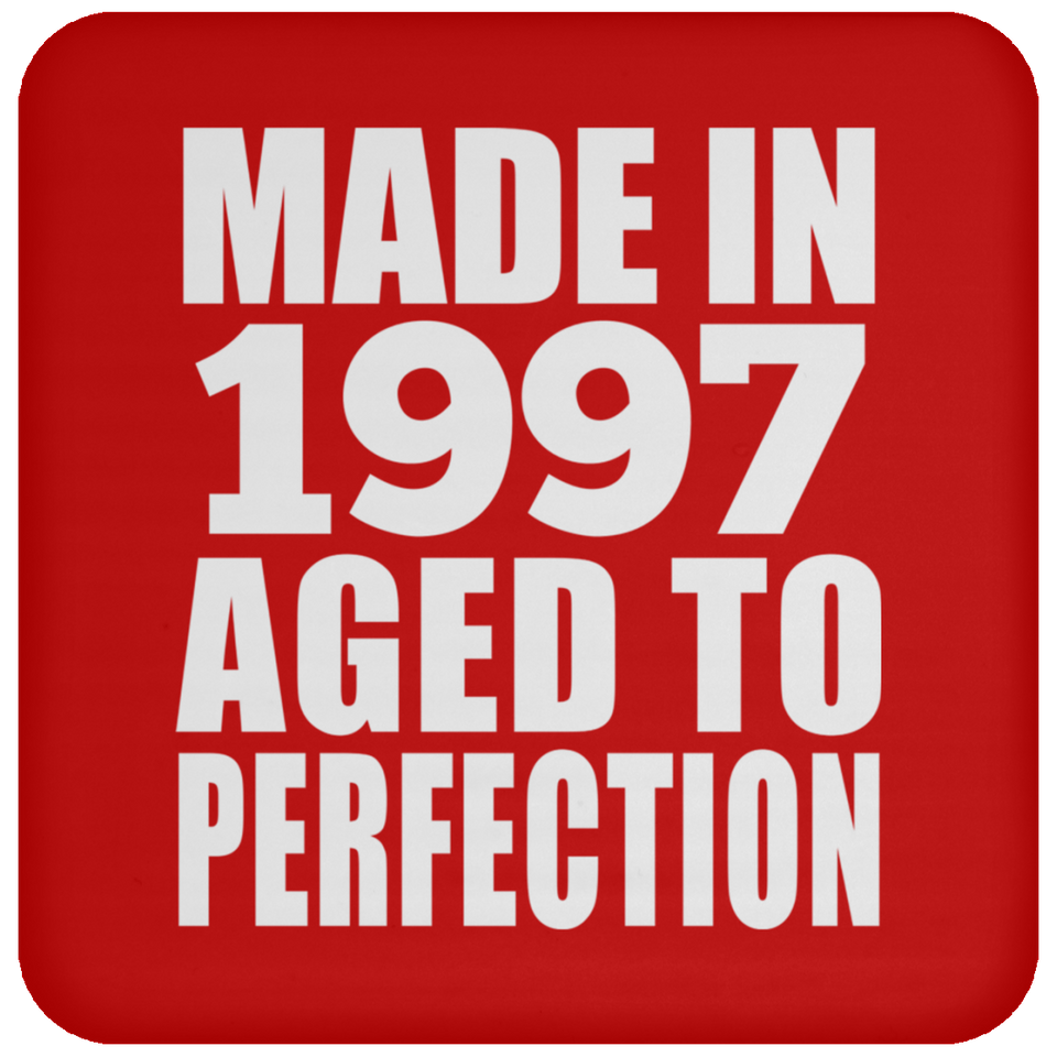 27th Birthday Made In 1997 Aged to Perfection - Drink Coaster