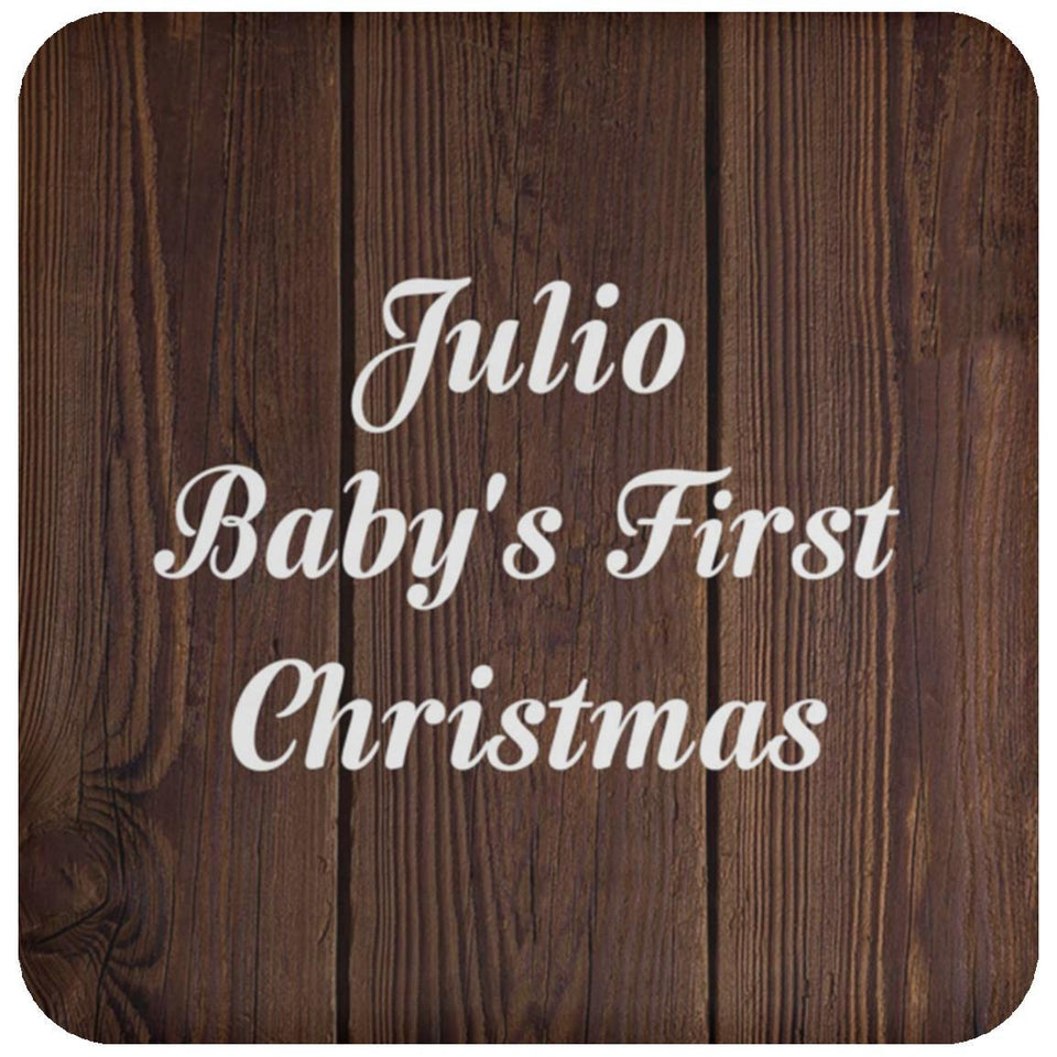 Julio Baby's First Christmas - Drink Coaster D