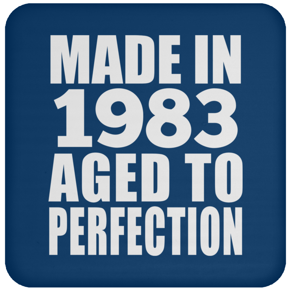 41st Birthday Made In 1983 Aged to Perfection - Drink Coaster