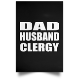 Dad Husband Clergy - Poster Portrait