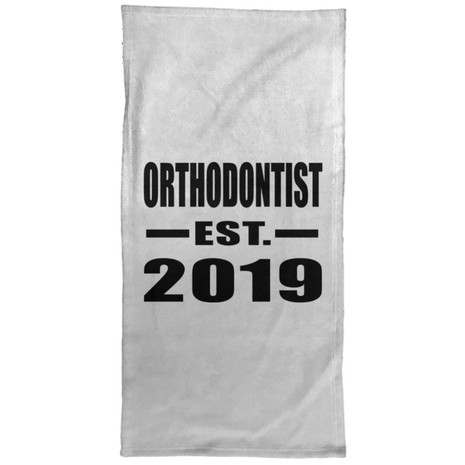 Orthodontist Established EST. 2019 - Hand Towel