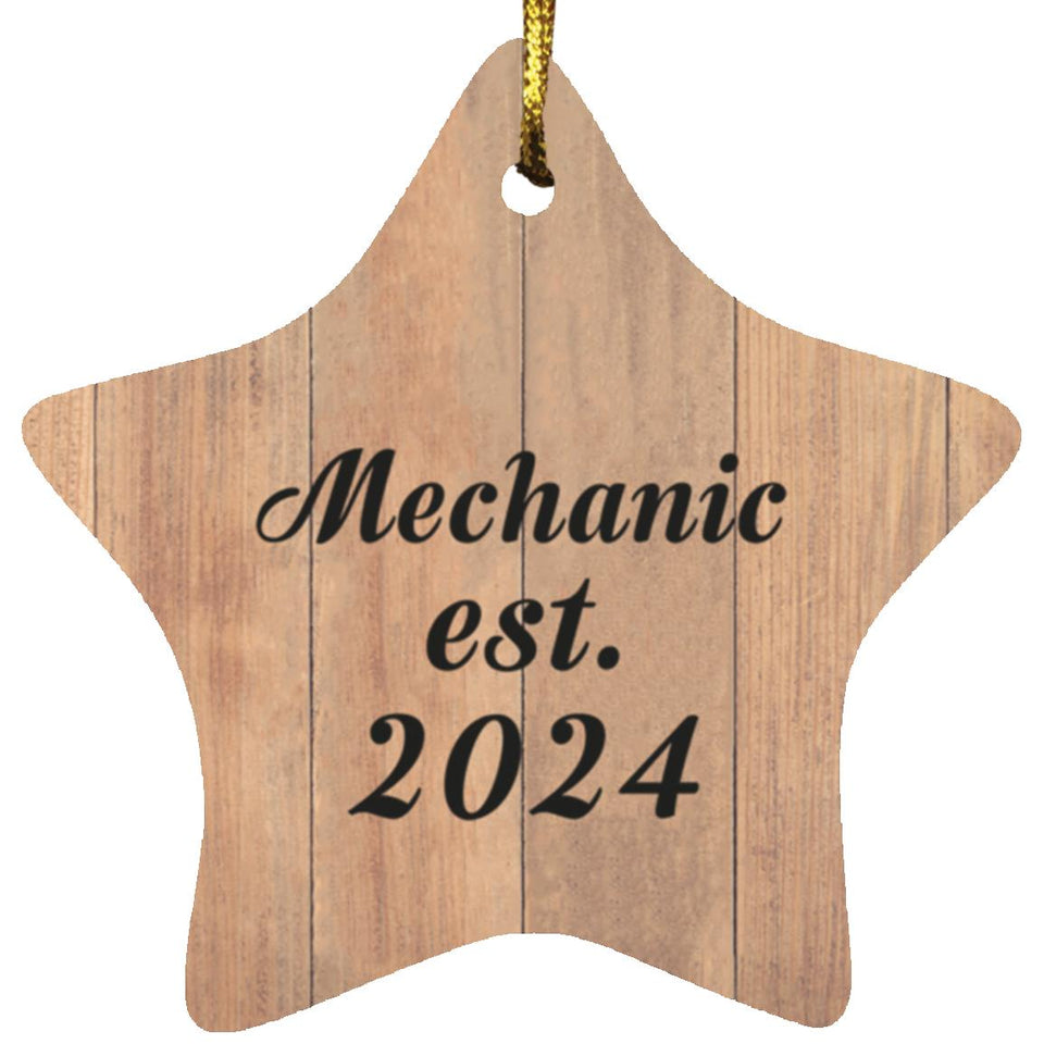 Mechanic Established Est. 2024 - Star Ornament C