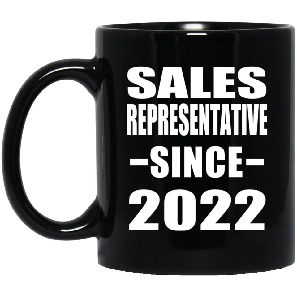 Sales Representative Since 2022 - 11oz Coffee Mug Black