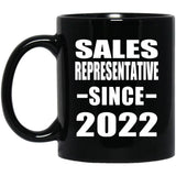 Sales Representative Since 2022 - 11oz Coffee Mug Black