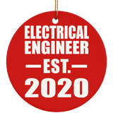 Electrical Engineer Established EST. 2020 - Circle Ornament