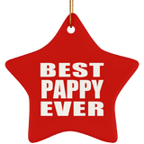 Best Pappy Ever - Star Ornament