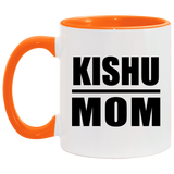 Kishu Mom - 11oz Accent Mug Orange