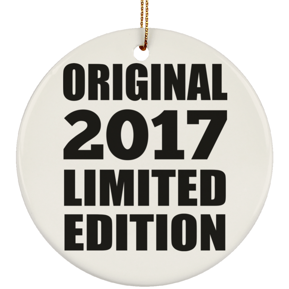 7th Birthday Original 2017 Limited Edition - Circle Ornament