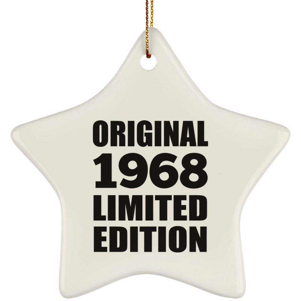 56th Birthday Original 1968 Limited Edition - Star Ornament