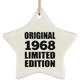 56th Birthday Original 1968 Limited Edition - Star Ornament