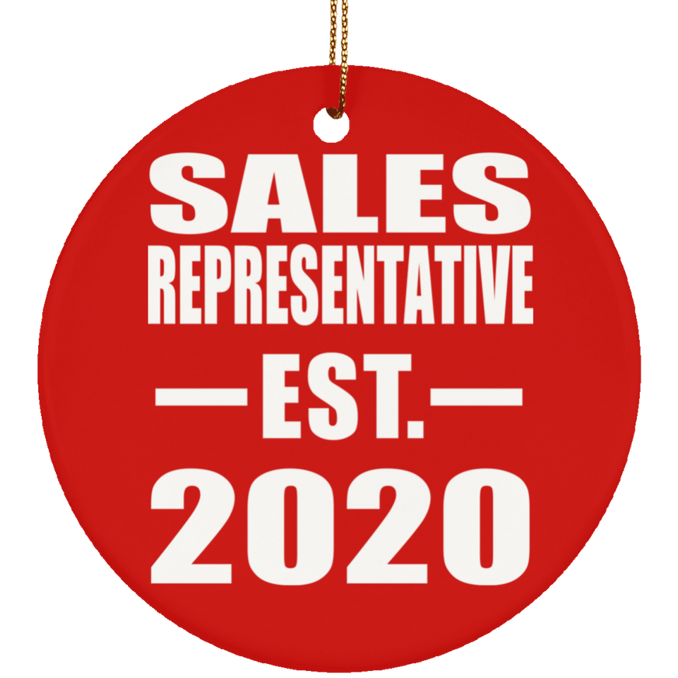 Sales Representative Established EST. 2020 - Circle Ornament