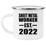 Sheet Metal Worker Established EST. 2022 - 12oz Camping Mug