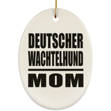 Deutscher Wachtelhund Mom - Oval Ornament