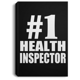 Number One #1 Health Inspector - Canvas Portrait