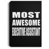 Most Awesome Executive Assistant - Canvas Portrait
